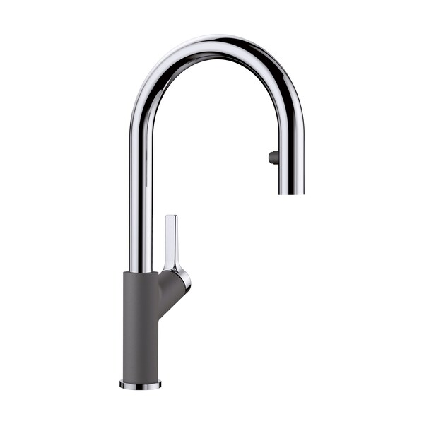 Blanco Urbena Pull-Down 1.5 GPM, Chrome/Cinder 526395 - main
