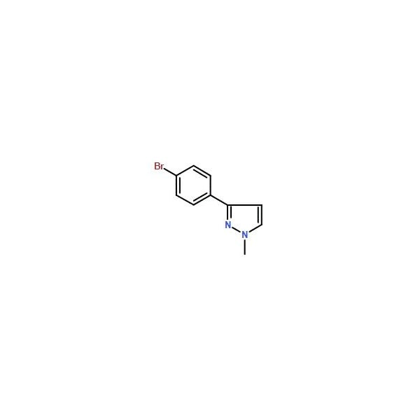 Ak Scientific 3-(4-Bromophenyl)-1-methyl-1H-pyrazole (1g), CAS 73387-51-6 Y9944-1g - main