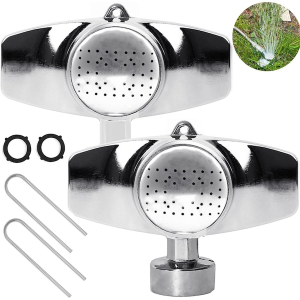 Morvat Metal Garden Sprinkler with Gentle Water Flow up to 30FT, 2PK MOR-FSPRINKLER-2PACK-A - main