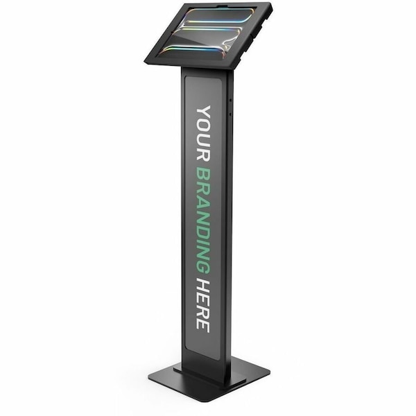 Compulocks IPAD PRO M4 13IN (2024), APEX ENCLOSURE BRANDABLE FLOOR STAND - BLACK 140B13PAPX4B - main