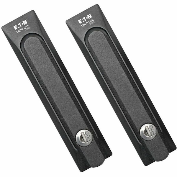 Eaton Tripp Lite Series SmartRack Replacement Lock for Server Rack Cabinets, Front and Rear Doors, 2 SRHANDLE4 - main