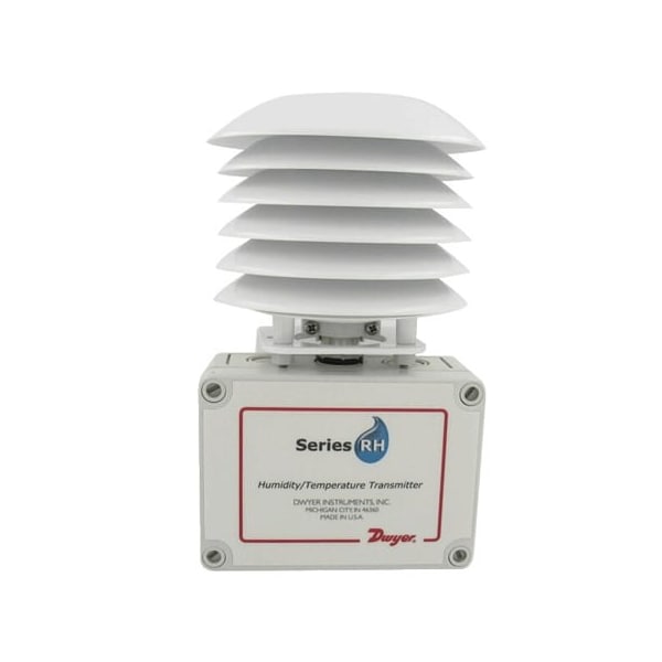 Dwyer Instruments 6 plate solar radiation shield for sintered filter version RH transmitters. RHRS - main