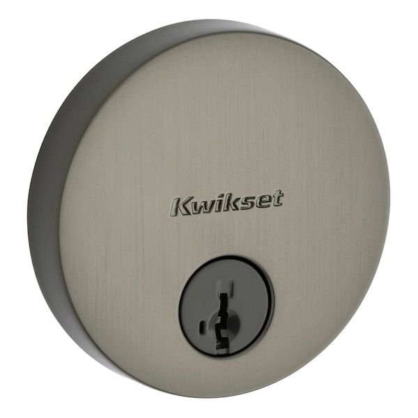 Kwikset Residential Deadbolts Single Cylinder Gunmetal 258RDT-18GS.STRKP - main