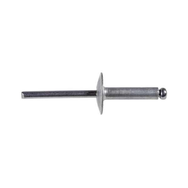 Auveco LGE FLANGE RIVET 3/16 DIA. 1/2-5/8 GRIP ALUM/STL, 25PK 17466 - main