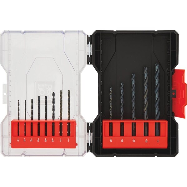 Do It Best Black Oxide Drill Bit Set, 13-Piece QJDIB-PTASET-002B - main
