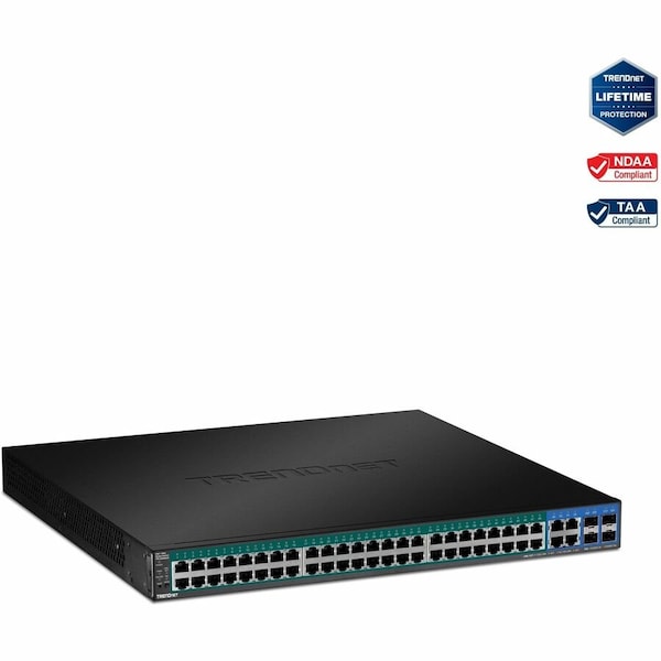 Trendnet 52-PORT GIGABIT WEB SMART POE+ SWITCH (740W) IN TPE-5048WS - main