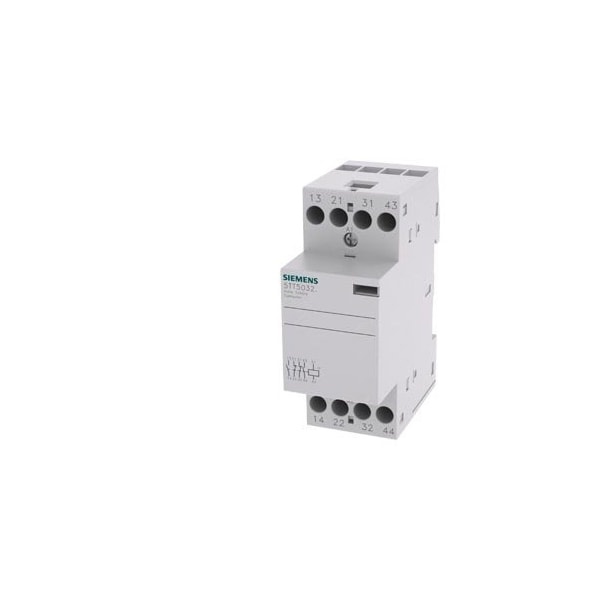 Siemens INSTA contactor with 2 NO contacts and 2 NC Contact for 230 V AC 400V 25A 5TT5032-2 - main