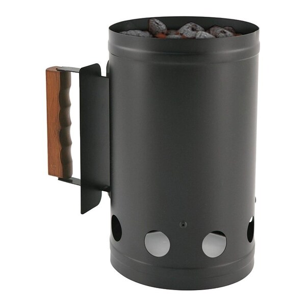 Mr Bar-B-Q Products Mr. BAR-B-Q Charcoal Chimney Starter, 1 cu-in Charcoal, Steel 02102Y - main