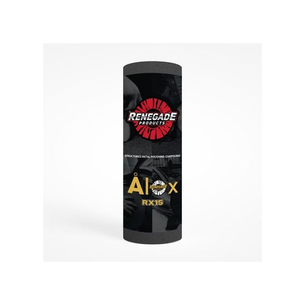 Renegade Products Usa AlOx Structured Polishing Compounds, Full Tube, RX15: Very High Finish Yellow CBMRX15-MBAR - main