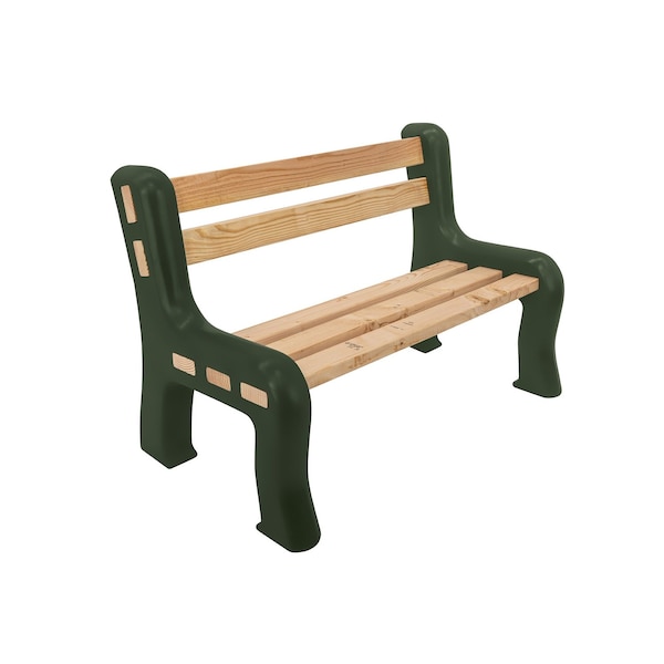 Good Ideas Bench Ends - Make Your Own Outdoor Bench - Green BENCHEND-GRN - main