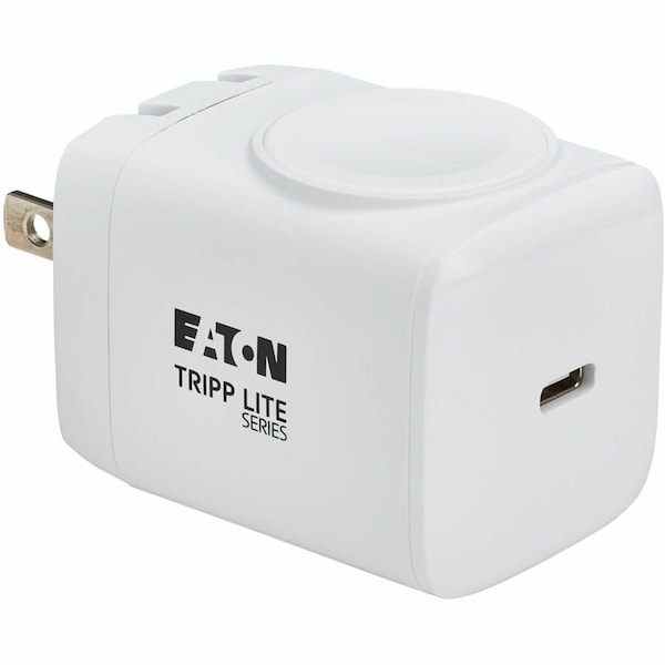 Eaton TRIPP LITE SERIES 1-PORT USB WALL/TRAVEL CHARGER USB-C 30W PD CHARGING 3W APPLE U280MS-2N1-WH2 - main