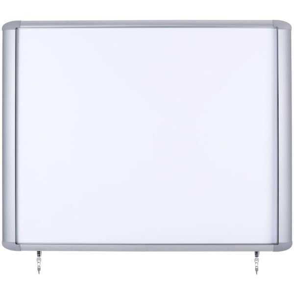 Mastervision MasterVision Outdoor Locking Magnetic Dry Erase Board, Weather Resistant, 39" x 48", Aluminum Frame VT380609760 - main