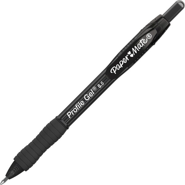 Paper Mate Profile Gel Pen, 0.5mm, Black, PK36 2095452 - main