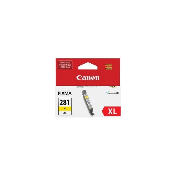 Canon CLI-281XL Original Inkjet Ink Cartridge, Yellow, Inkjet CLI281XLYW - main