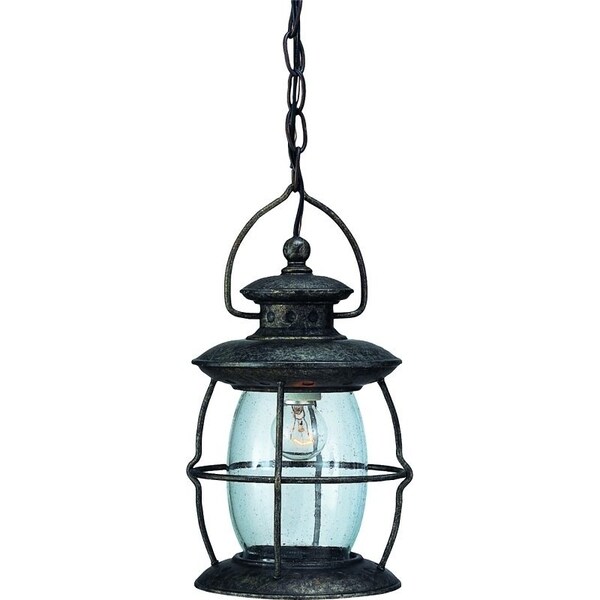 Boston Harbor Outdoor Pendant Lantern, 120 V, 60 W, Steel Fixture, Misty Pewter Fixture BRT-CDC1701 - main