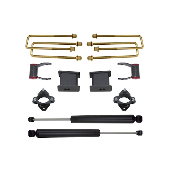 Maxtrac Suspension 4 in. 2WD Box Kit with Shocks MXT901355 - main