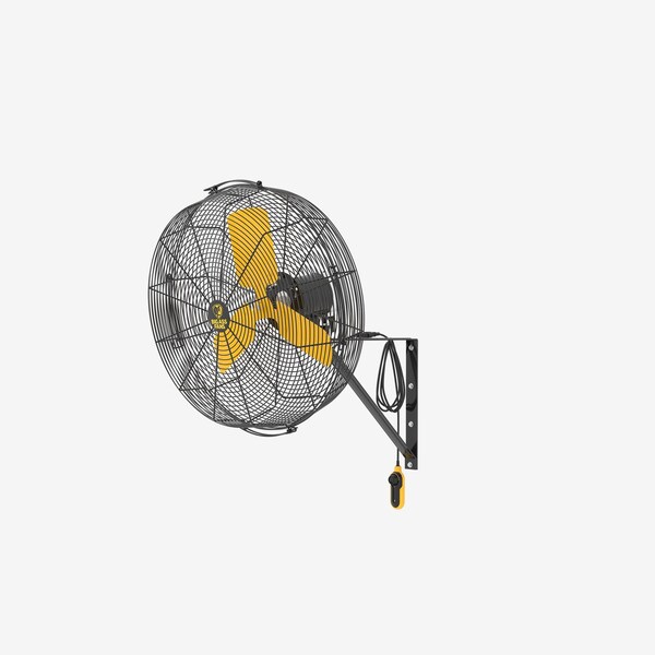 Big Ass Fans MountedFan, Yellow, 36-1/2inDia, 3Blade F-AE1-3601L14S34 - main