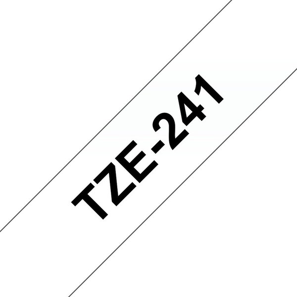 Brother Label/RibbonCartridge, White, 45/64inW TZE2412PKG - main