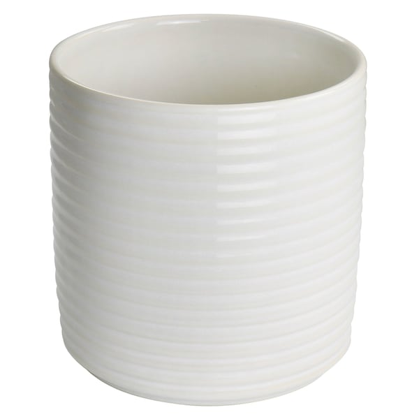 Martha Stewart 7 Inch Stoneware Kitchen Utensil Crock in Linen 80642.01 - main