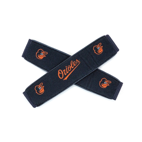 Coverking SEAT BELT PADS WITH BALTIMORE ORIOLES LOGO HZ2KWG - main