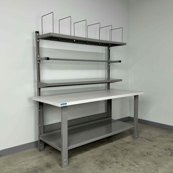 Stackbin Packing Work Bench, 72" W, 1000 lb. 4-6PACK-8E-BG - main