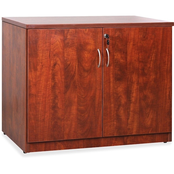 Lorell Storage Cabinet - 22" x 35.5" x 29.5" - Cherry - Essentials Series 69611 - main