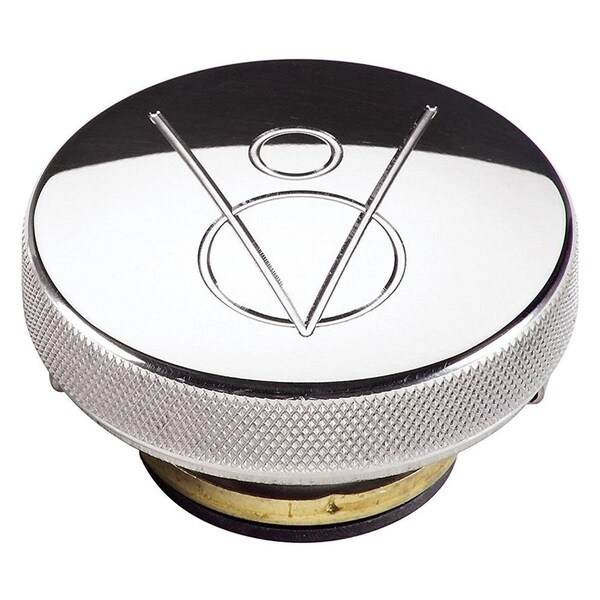Active Athlete 75420 14 lbs Polished Radiator V8 Logo Cap AC3086479 - main