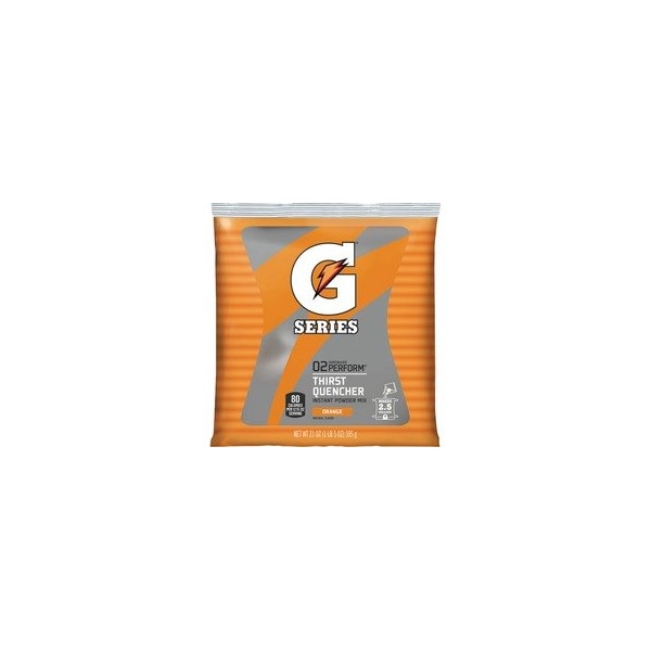 Gatorade Orange Thirst Quencher Powder Mix - Powder - 1.31 lb - 2.50 gal Maximum Yield - Orange - 32 /, 32PK 3970 - main
