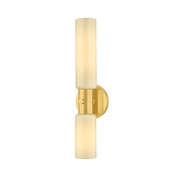 Mitzi 1 Light Paulette Wall Sconce Aged Brass/Ceramic Moss Crackle H1140101-AGB/CMC - main