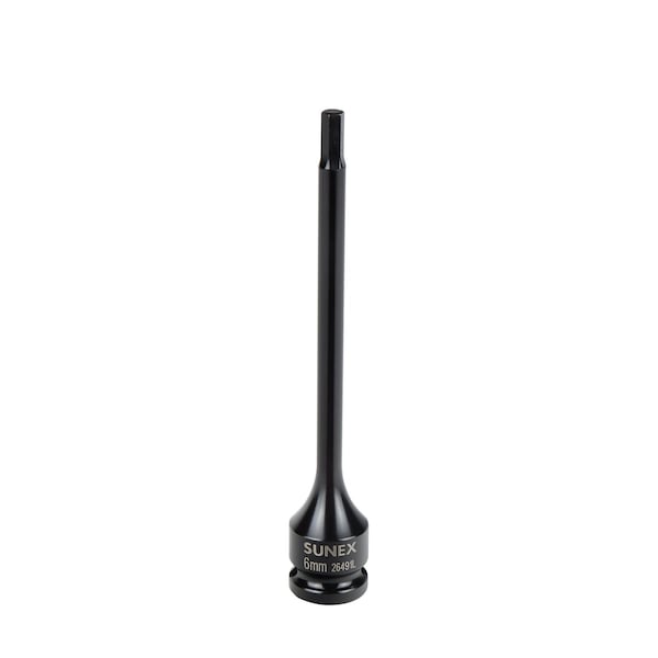 Sunex 1/2 in Dr Impact Hex Socket 6 in Long 6Mm 26491L - main