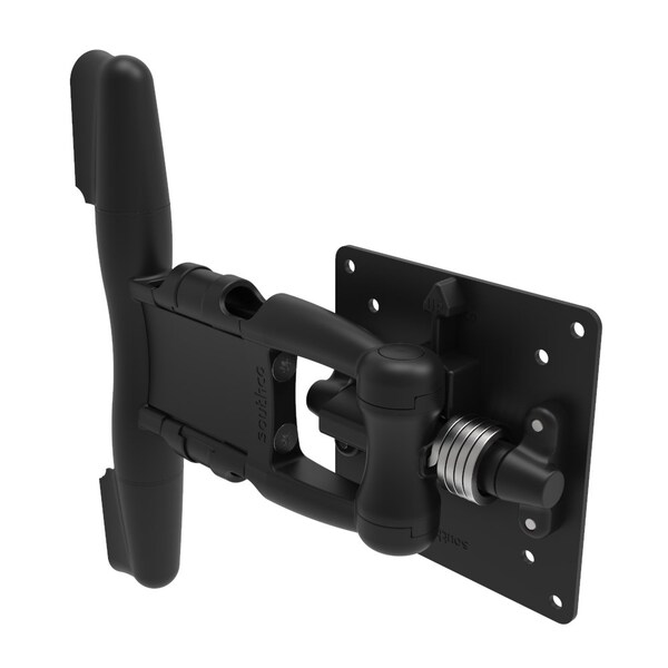 Southco Monitor Mount, Tilt & Swivel, Single Arm, Aluminum Alloy, Powder Coat, Black AV-D30-15A102-50 - main