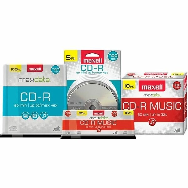 Maxell DVD Recordable Media, MAX638011, DVD-R Media, 16x Speed, 4.70 GB Capcity 638011 - main