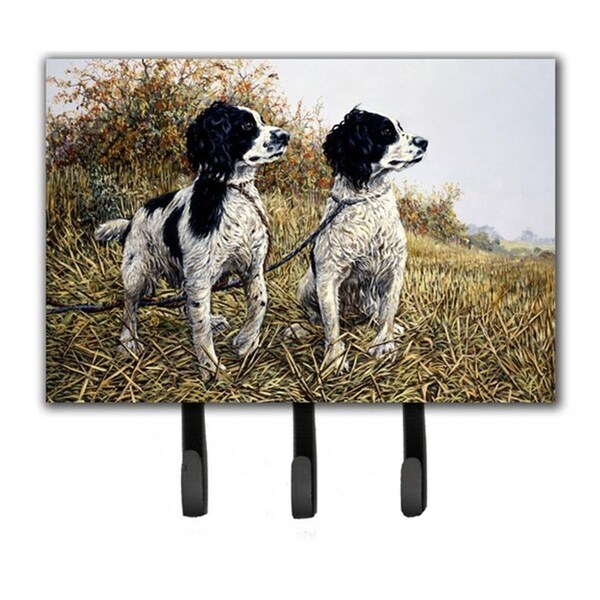 Carolines Treasures Two Springer Spaniels by Michael Herring Leash or Key Holder HMHE0001TH68 - main