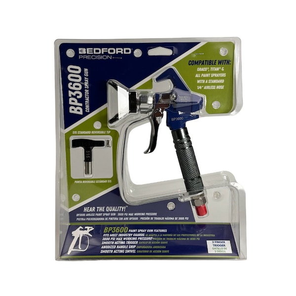 Bedford Precision Parts BP3600, 2 Finger w/TipandGuard, Clamshell 61-4573 - main