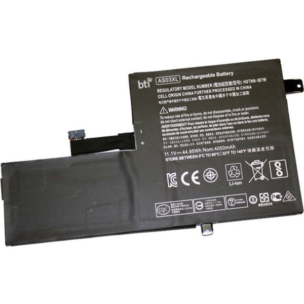 Battery Technology BTI Battery - For Chromebook - Battery Rechargeable - 4050 mAh - 11.1 V DC AS03XL-BTI - main