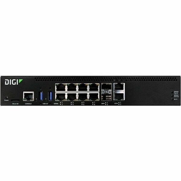 Digi International CONNECT EZ 8 MEI SERIAL SERVER, 8 RS-232/422/485 SERIAL PORTS, US POWER CORD EZ08-C100-US - main