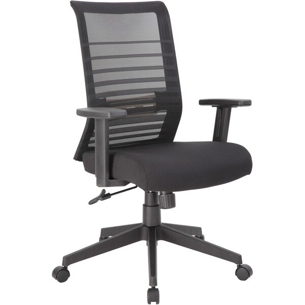 Boss Mesh Task Chair, Adjustable, Black B6566-BK - main