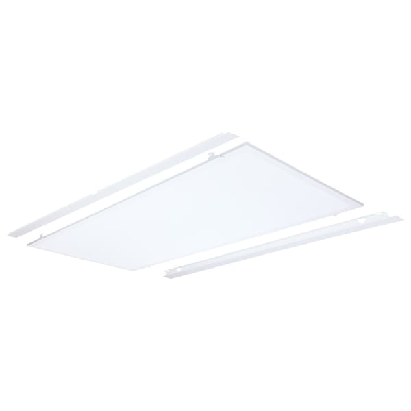 Nuvo 50/40/30W LED 2x4 Flat Panel Troffer Retrofit Kit CCT Dimmable 120-277V Matte White Finish 65/1322 - main
