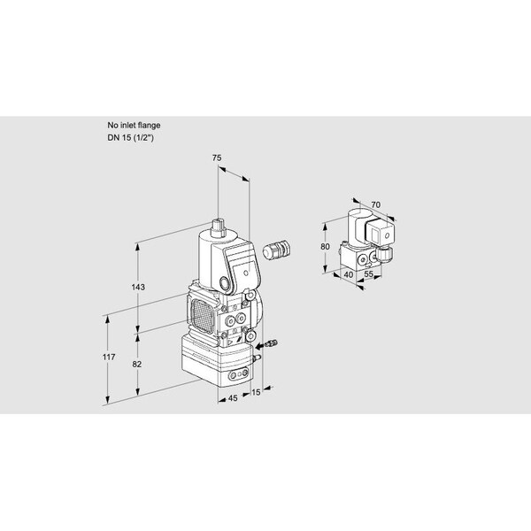 Honeywell Kromschroder VAG1-/15R/NWBK KS88032163 - main