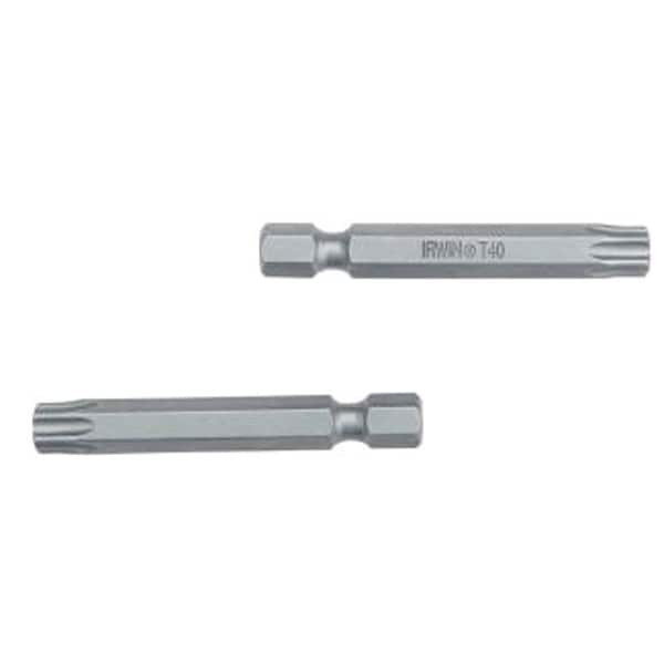 Irwin 93327 Power Bit, T25 Drive, Torx Drive, 14 in Shank, Hex Shank, 11516 in L, S2 Steel IWAF22TX25B5 - main