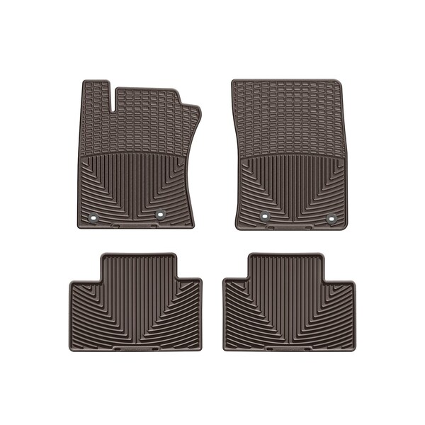 Weathertech Cocoa, Front and Rear All Weather Floor Mats W307CO-W136CO - main