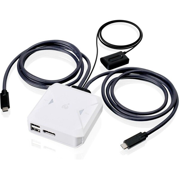 Iogear 2-Port 4K USB-C KVM Switch with DisplayPort output GCS72CC - main