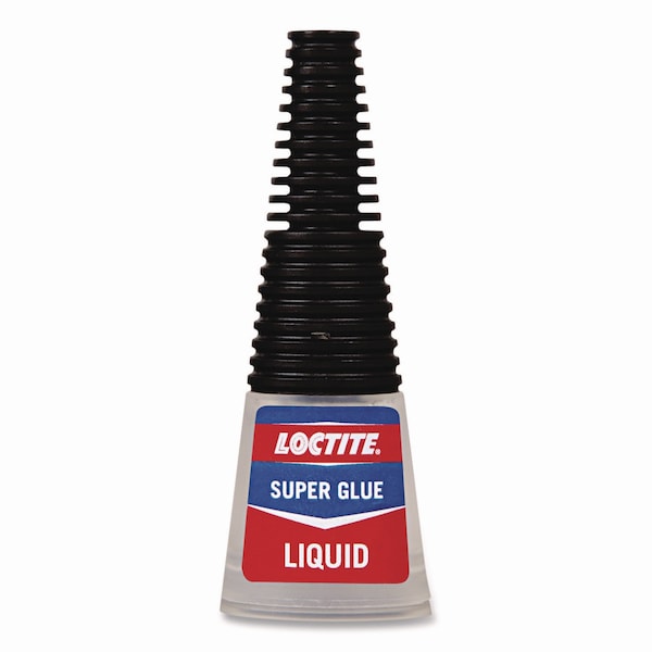 Loctite Super Glue, Longneck Bottle, Liquid, .18 oz., Clear 230992 - main