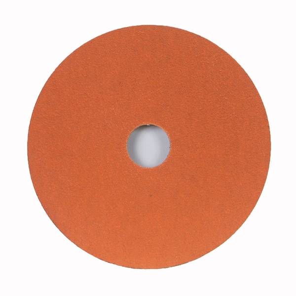 Norton Abrasives Fiber Disc, 4 1/2 in Dia, 7/8in Arbor, PK25 66254425332 - main