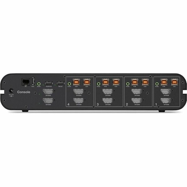 Belkin 4 PORT 1 HEAD DP/ UNIVERSAL SKVM WO/CAC PP4.0 F1DN104KVM-UN4C - main