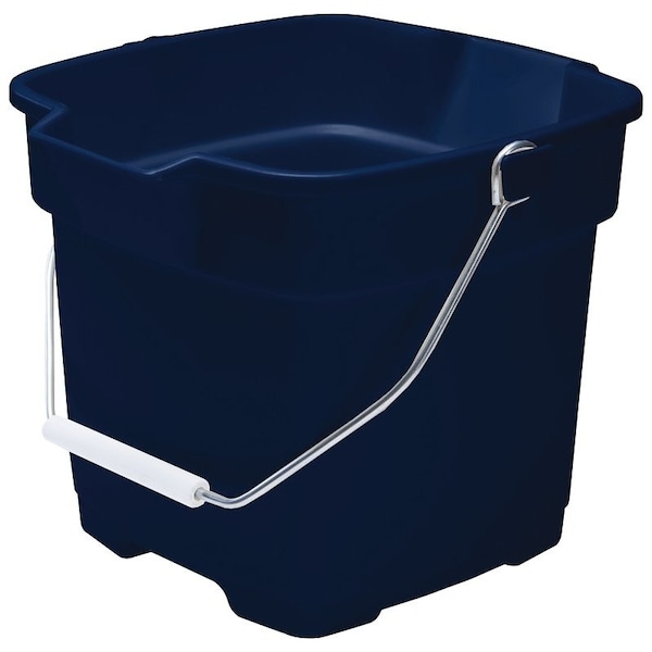 Rubbermaid Roughneck Utility Bucket, 12 qt Capacity, Polyethylene, Royal Blue FG296400ROYBL - main