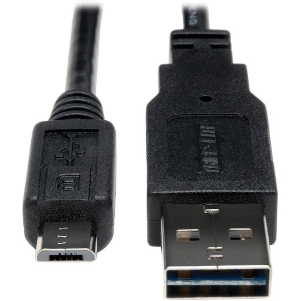 Eaton EATON Universal Reversible USB 2.0 Cable Reversible A To 5pin Micro B M/m, 3 Ft. UR050-003 - main