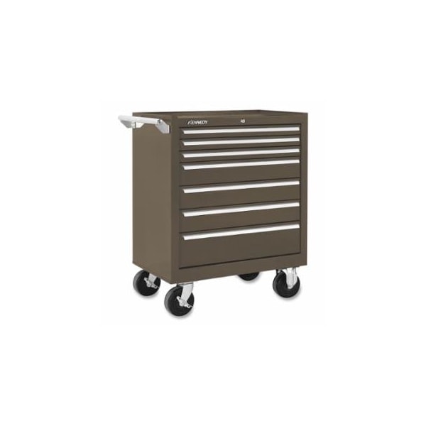 Kennedy K2000 Industrial Roller Cabinet, 29 in W x 20 in D x 35 in H, 7-Drawer, Ball-Bearing Slides, 444-297XB - main