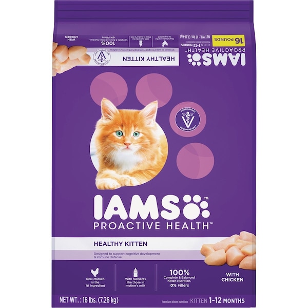 Iams Iam Proactive Health 16 Lb. Chicken Flavor Dry Kitten Food 111251 - main