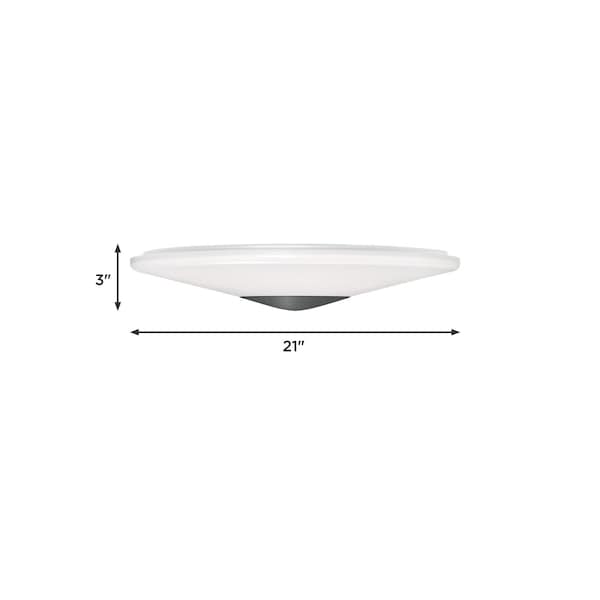 Afx Alpine - LED Flush Mount - 21in - Light Antique Brass ALPF21LAJUDLB - main